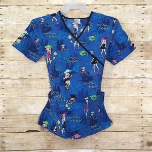 Betty Boop Uniform Top Size XS